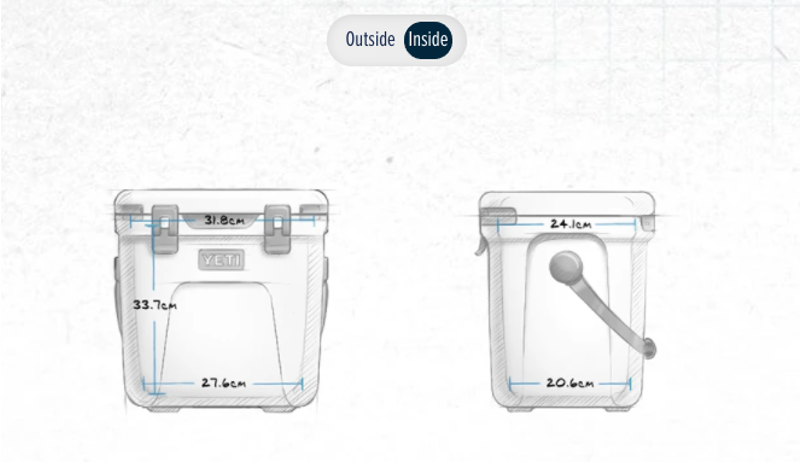 YETI Roadie 24- Charcoal-5